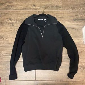 3/4 zip Helmet Lang sweater